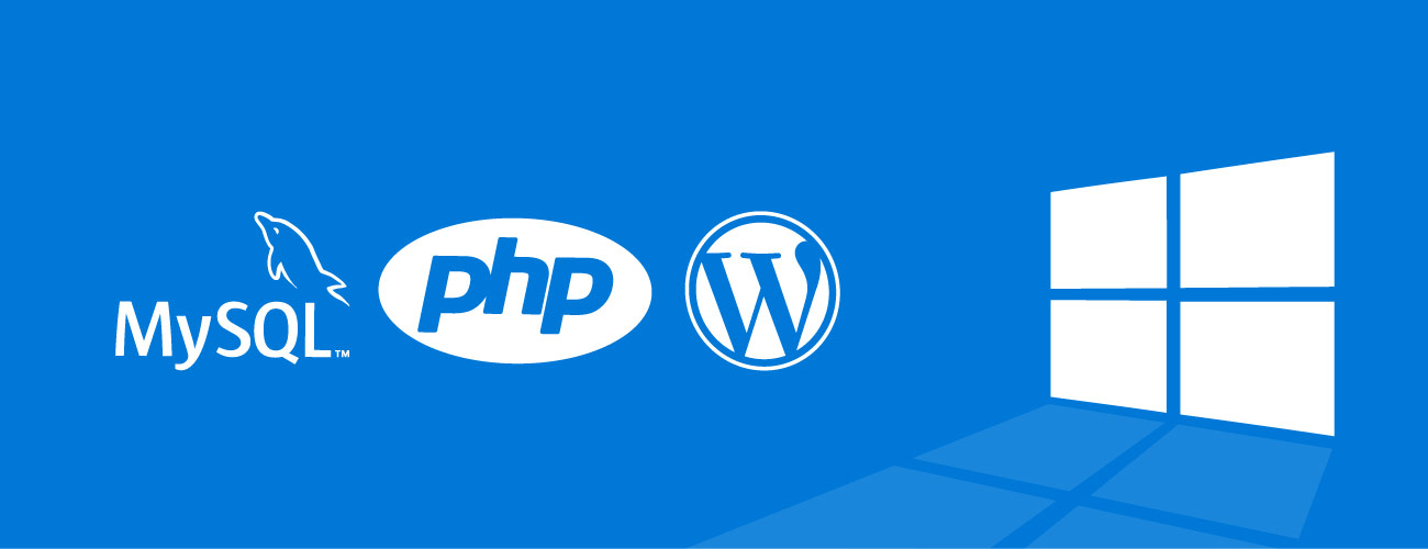 windows wordpress blue hampp