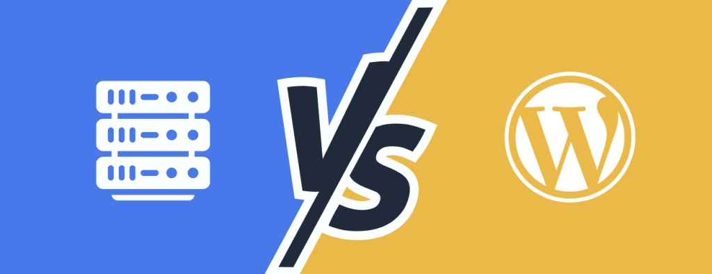WordPress vs web hosting